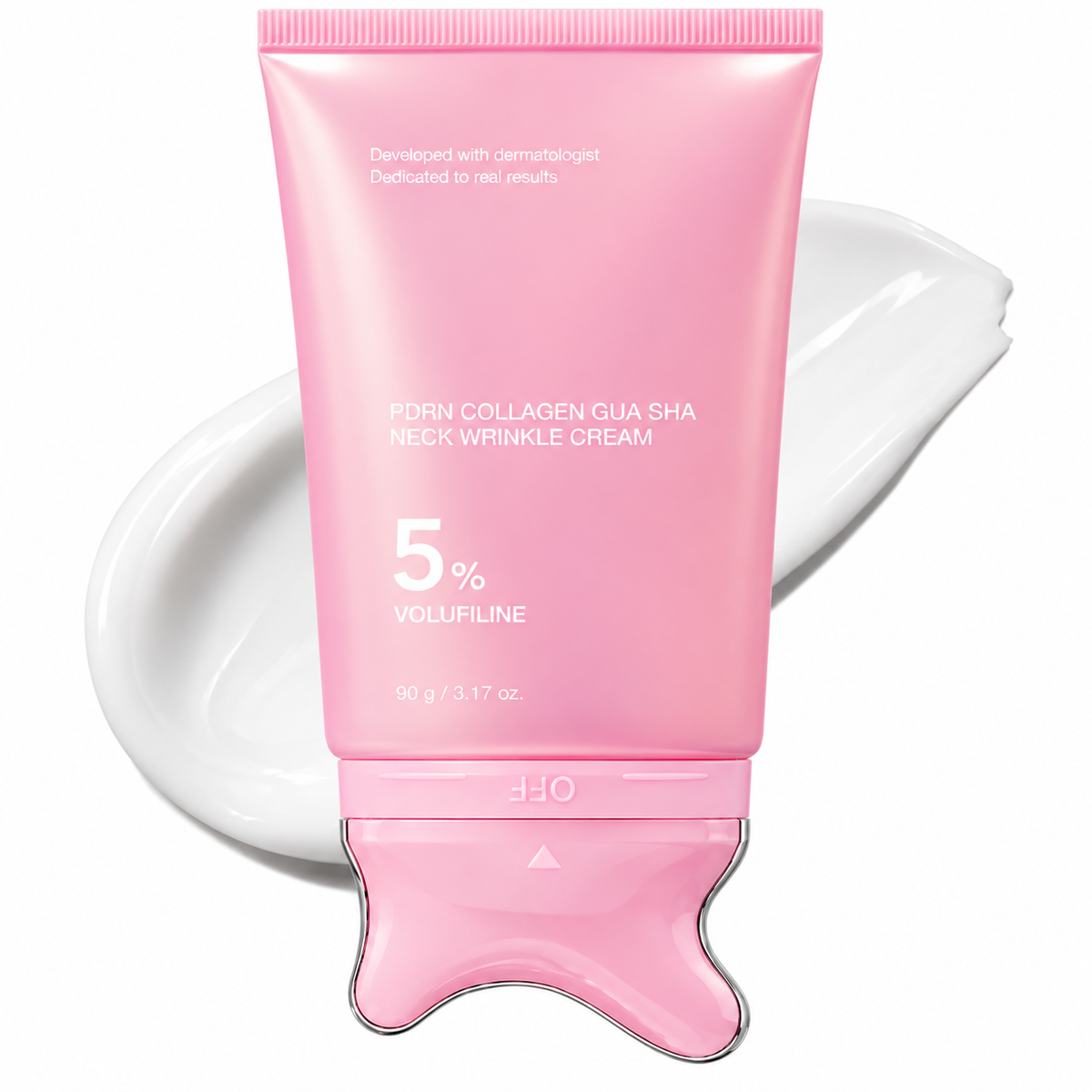 Crème Cou au Collagène avec Embout Gua Sha – 90 g