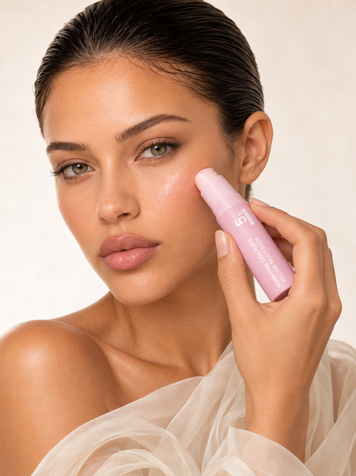 Baume Rose au Collagène - Soin Visage en Stick, 10 g
